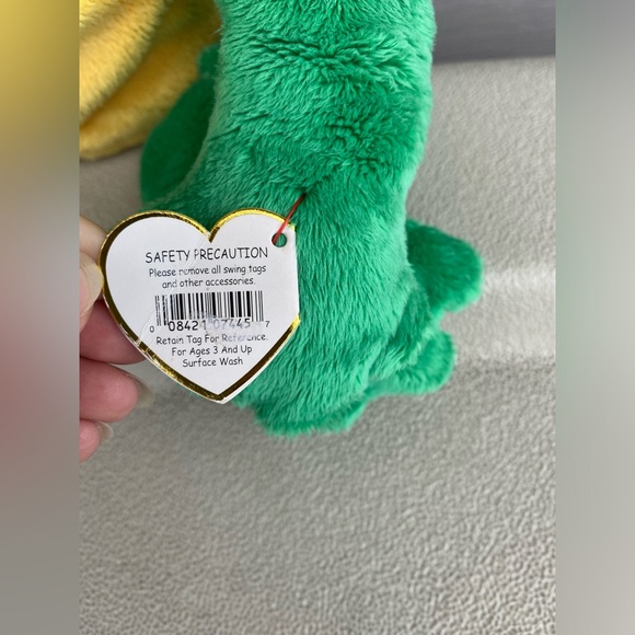 Ty Classic Bayou the Frog 13” Plush Stuffed Animal Toy Croaking Rattle 2003 - Picture 3 of 11